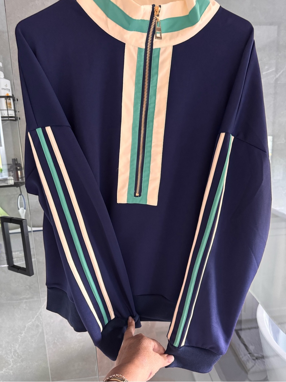 BNWT Zip-Front Pullover